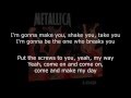 Metallica - 2 X 4 Lyrics (HD)