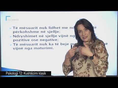 Psikologji 12 - Kushtëzimi klasik