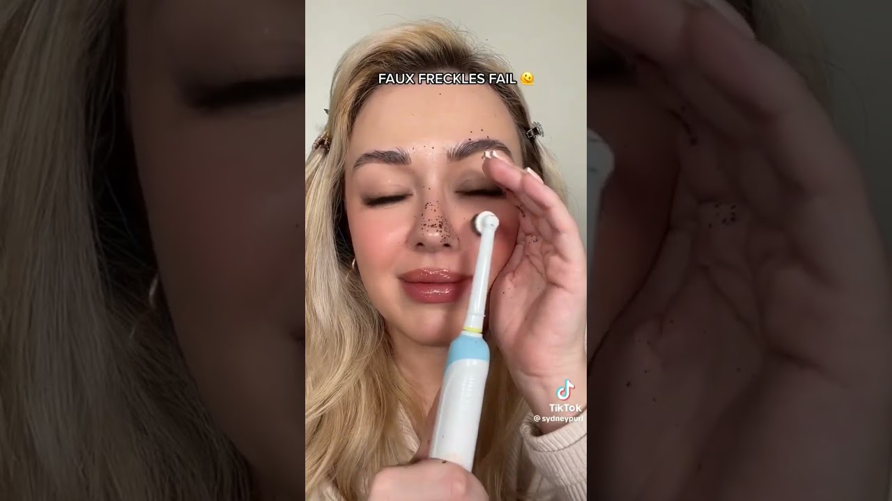 Faux Freckles fail😭 #pleasesubscribe #makeup #tiktokfollowers #shorts