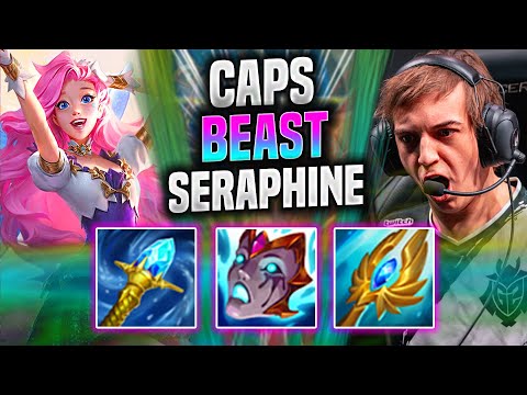 CAPS IS A BEAST WITH SERAPHINE! - G2 Caps Plays Seraphine Mid vs Karma! | Season 2022