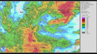 preview picture of video 'Doppler Radar - Hamilton Georgia, Tornado - November 16 2011'