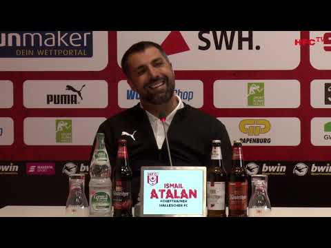 27. Spieltag: Hallescher FC - FC Ingolstadt | Pressekonferenz nach dem Spiel