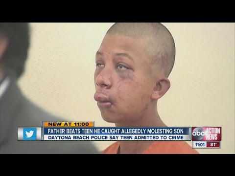 Father beats teen he caught allegedly molesting son