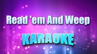 Manilow, Barry - Read &#39;em And Weep (Karaoke &amp; Lyrics)