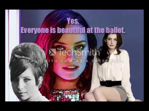 At The Ballet  Lyrics with Barbra Streisand, Anne Hathaway and Daisy Ridley-
