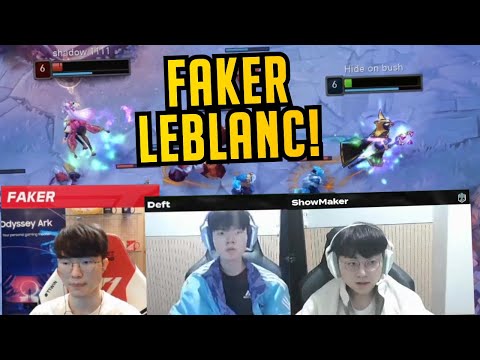 T1 Faker Leblanc Magic! - Best of LoL Stream Highlights (Translated)