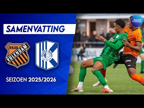 Summary RKAV Volendam - Quick Boys | Second Division 25/26