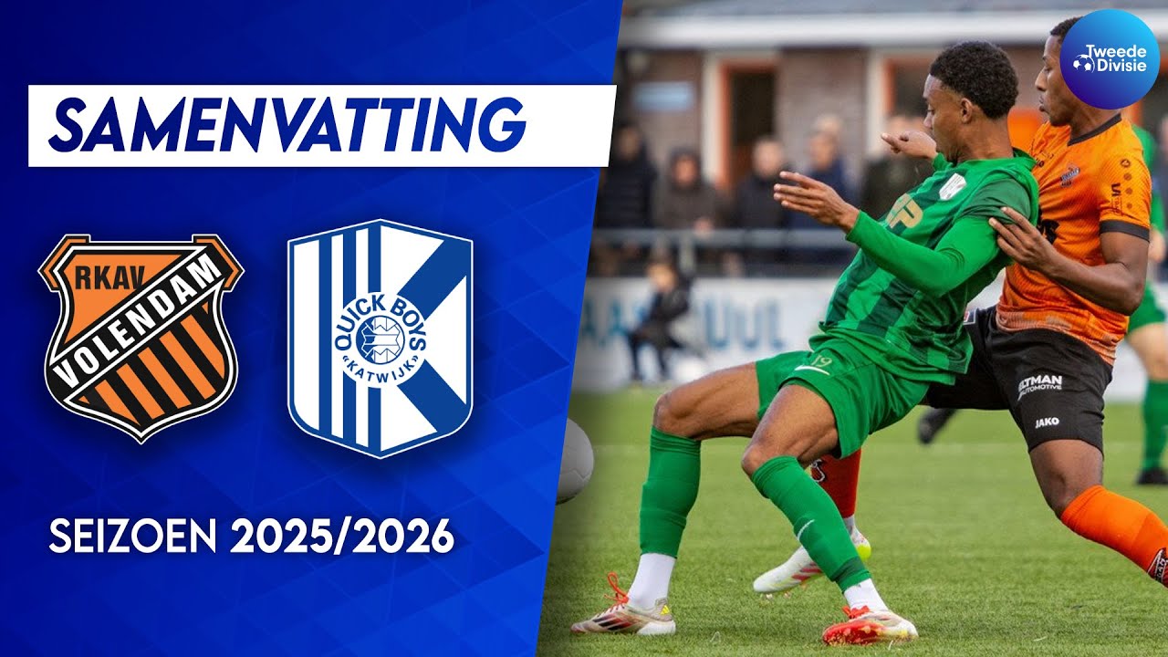 RKAV Volendam vs Rijnsburgse Boys Extended Highlights