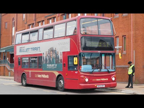 KICKDOWNS! | Dennis Trident ALX400 4627 (BX54 XRT) | NatEx West Midlands