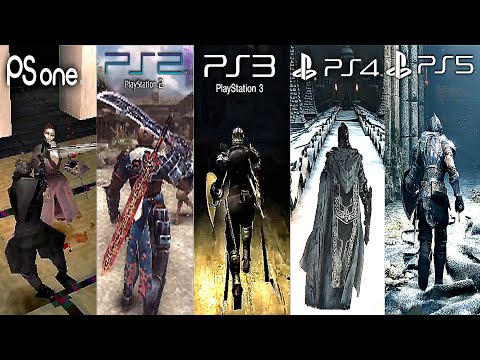 PS1 Vs. PS2 Vs. PS3 Vs. PS4 Vs. PS5 Gameplay Graphics Comparison (4K 60FPS)