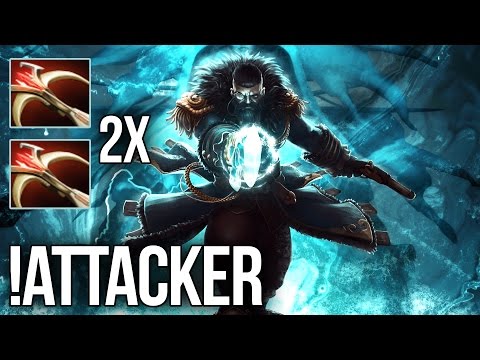 !Attacker UNREAL DOUBLE CRIT Kunkka Dota 2
