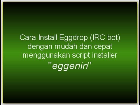 comment installer eggdrop