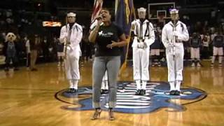 Iyona Blake Sings National Anthem