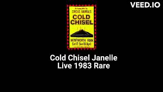 Cold Chisel Janelle Live 1983 Rare