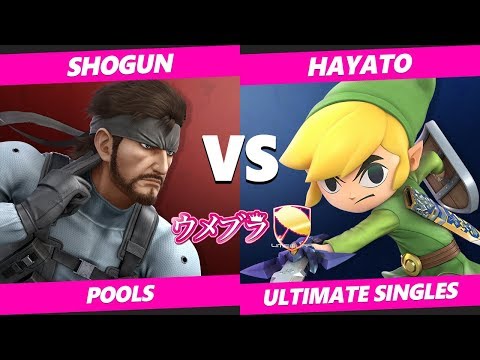 Umebura SP4 SSBU - GW | Shogun (Snake) Vs. Hayato (Toon Link) Smash Ultimate Tournament Pools