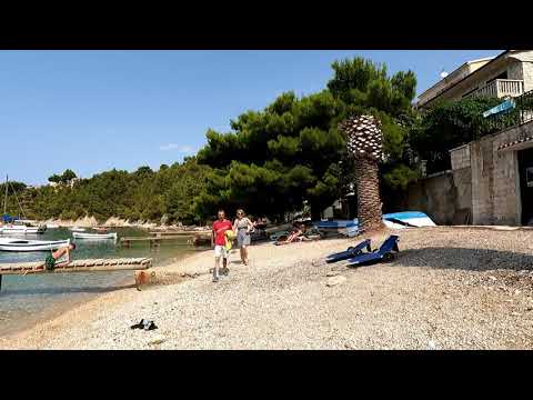 Croatia Stanići Omiš Beach Walk Summer 2021