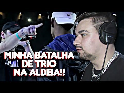 MINHA BATALHA DE TRIO NA ALDEIA!!