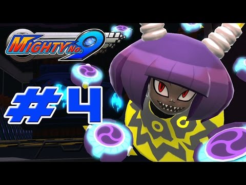 Mighty No. 9 - Walkthrough Part 4 Power Plant Boss: Mighty No. 3 Dynatron