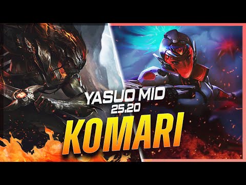 Komari - Yasuo vs Akali MID Patch 25.20 - Yasuo Gameplay