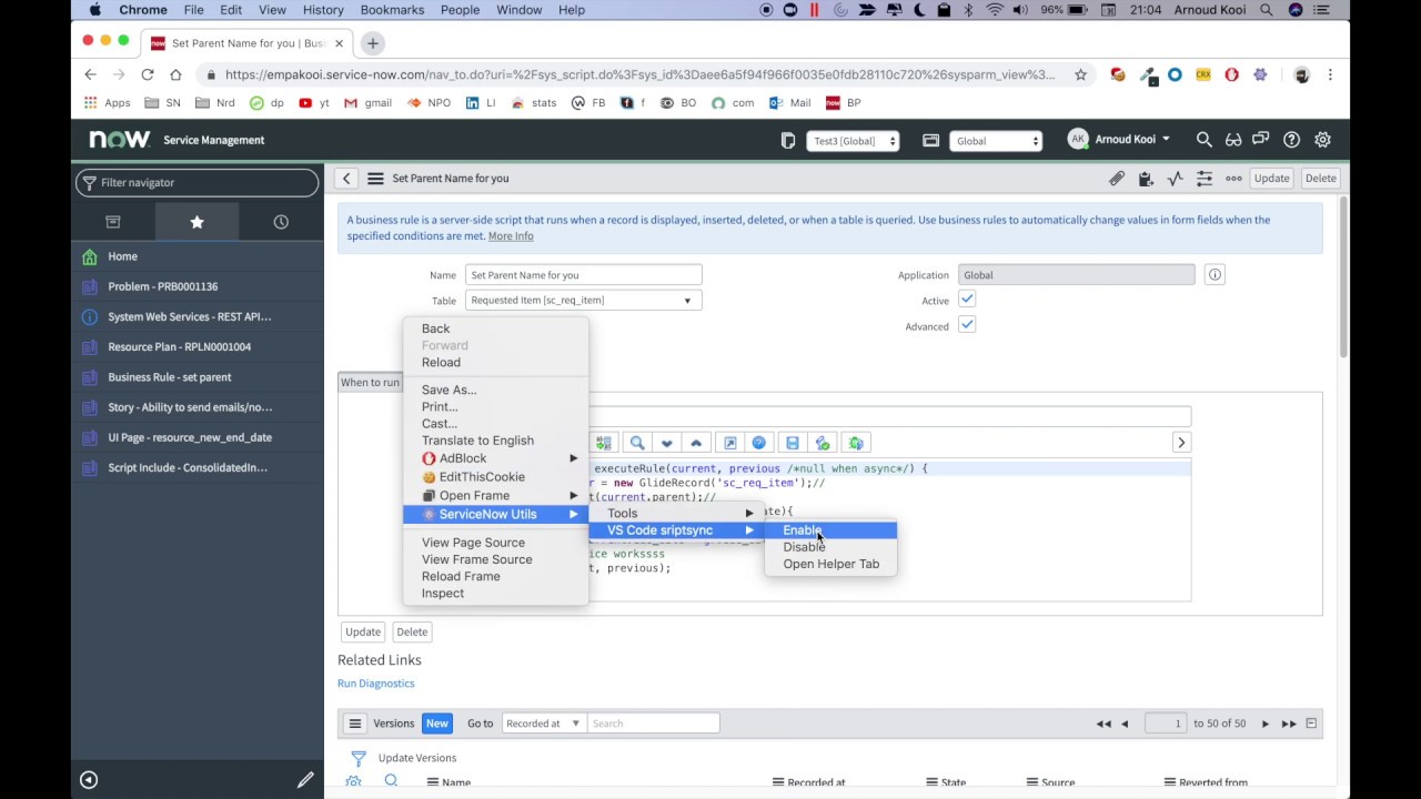 SN Utils VSCode ScriptSync Preview