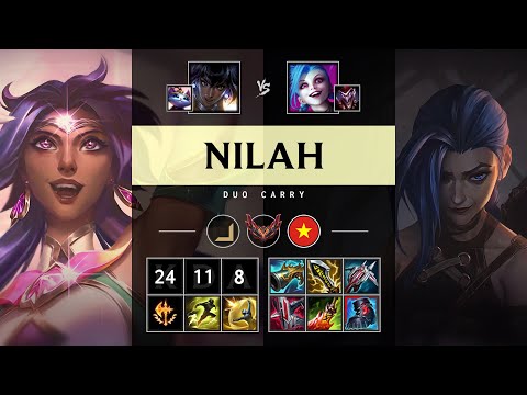 Nilah ADC vs Jinx - VN Grandmaster Patch 25.06