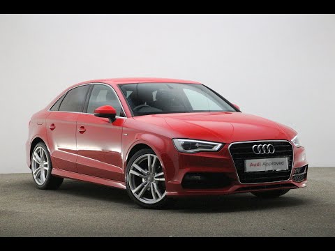 RY65HTP AUDI A3 TDI S LINE NAV RED 2016