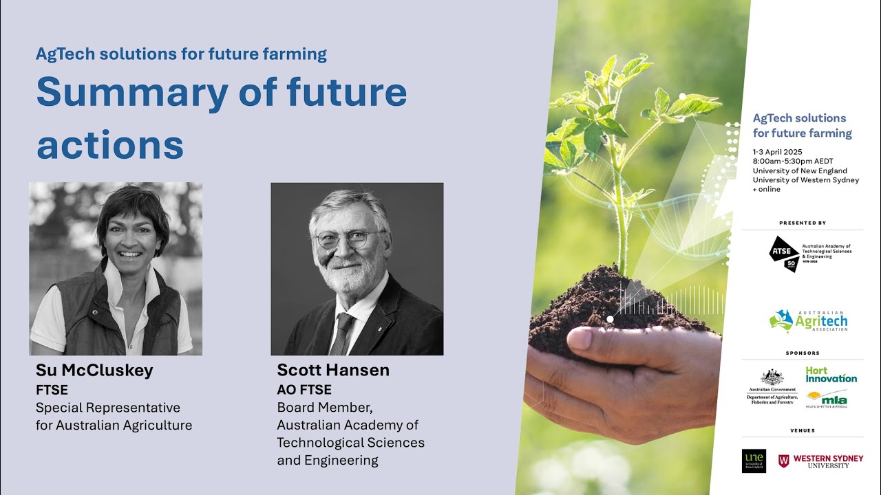 AgTech Solutions for Future Farming - Summary of Future Actions