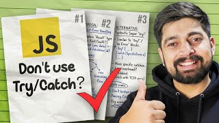 Try catch is dead in javascript or not 😁