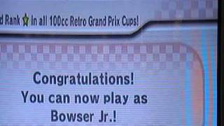 how to unlock Bowser jr