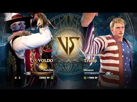 Donald Trump (Nightmare) vs Voldo - Soul Calibur 6 Ranked