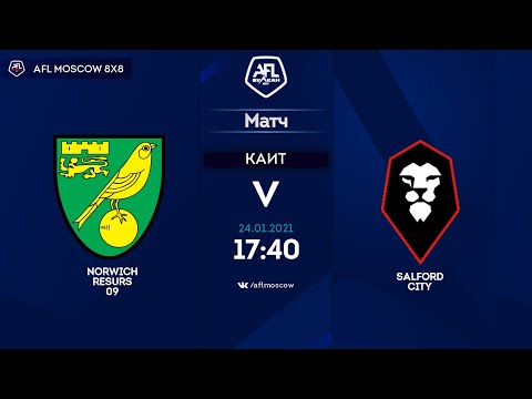AFL20. England. League One. Day 15. Norwich Resurs 09 - Salford City