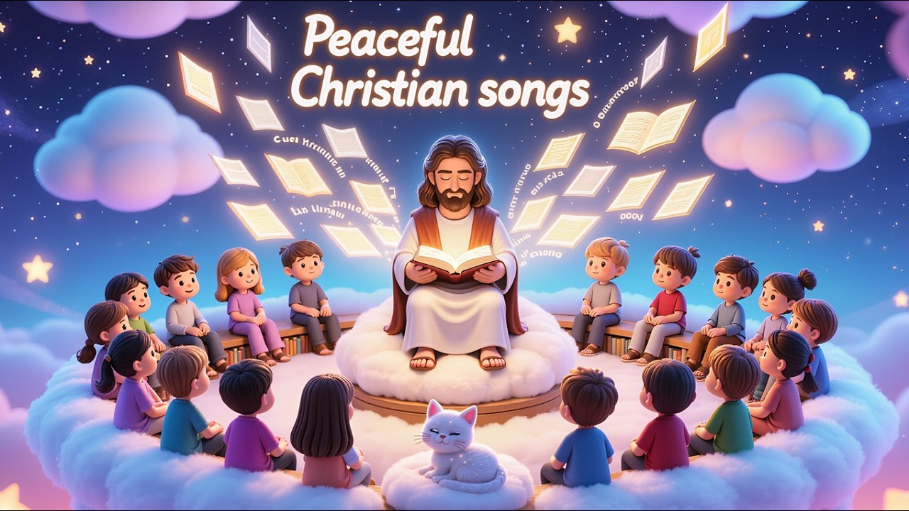 Peaceful Christian Songs for Children's Bedtime Featuring Bible Stories and Soft Lullaby Tunes