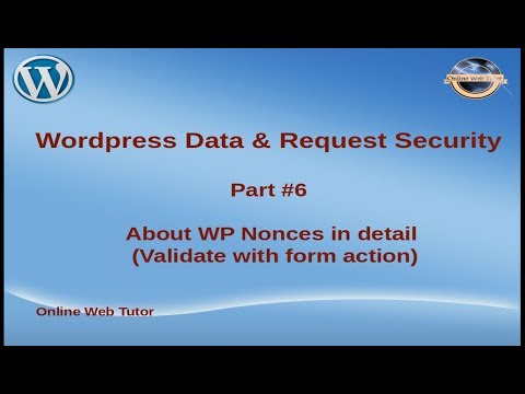 Wordpress Plugin Data Request Security 6 | About WP Nonces Pass with form action