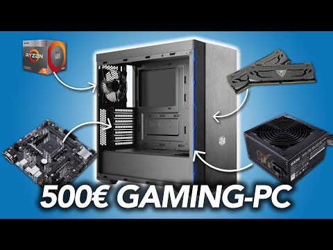 Gaming-PC unter 500€ selber bauen - so geht's (+ Gewinnspiel)