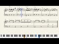 Bluebird Flying Over A Meadow Piano Solo With Sheet Music