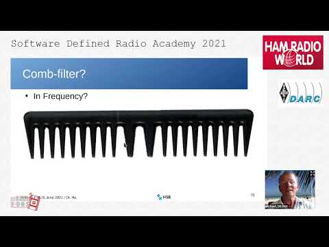 SDRA2021 - 03 - Prof. Michael Hartje:  Digital Filters for SDR - a short view on Hogenauer filters