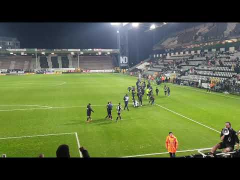 Chant fin de match Charleroi vs zulte