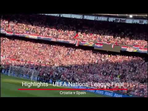 Amazing Croatian football crowd atmosphere - 2023 UEFA Nations' League (Rotterdam)