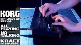 Video thumbnail for Korg Minilogue XD Module - All Playing No Talking! by Kraft Music
