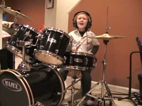 5 year old singing drummer
