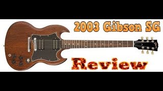 Video thumbnail for A look at the 2003 Gibson SG Faded Special by JandW Music