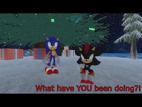 Shadow is Back in Time for the Holidays!! (with Shadina and Sonic) - VRChat
