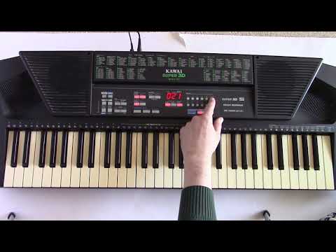 RARE 1993 Kawai X40-D Super 3D Quadraphonic Vintage Keyboard PCM Drum Machine image 6