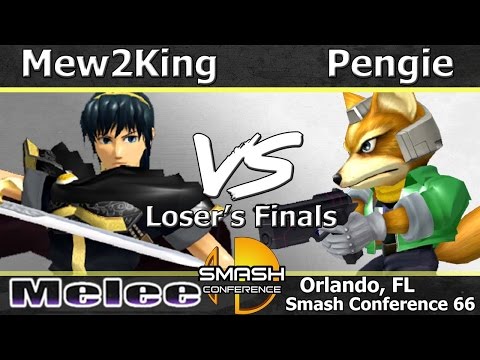 FOX MVG|Mew2King (Sheik & Marth) vs. Pengie (Fox) - Melee Loser's Finals - SC: LXVI