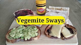 Vegemite 5 Ways / How to eat Vegemite