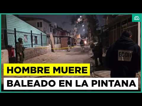 Hombre murió baleado en calle La Pintana