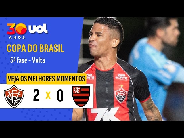Vitória elimina Flamengo na Copa do Brasil