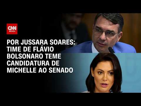 Aliados de Flávio Bolsonaro veem risco em candidatura de Michelle ao Senado; entenda | PRIME TIME