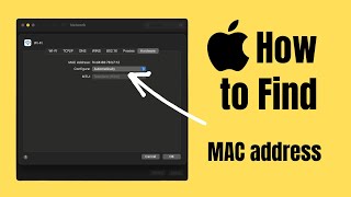 How to Find MAC Address on A Macbook