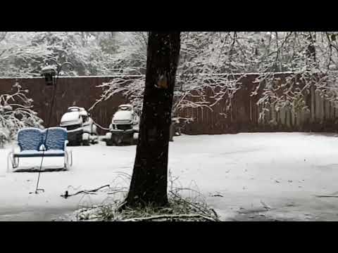 Snow in Caldwell, Tx